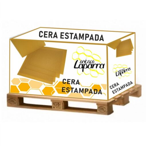 palet de cera de abeja laminado